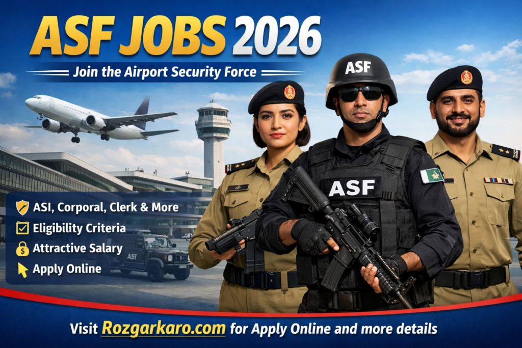 ASF Inspector Jobs 2026 – Airport Security Force 640+ New Vacancies | Apply Online
