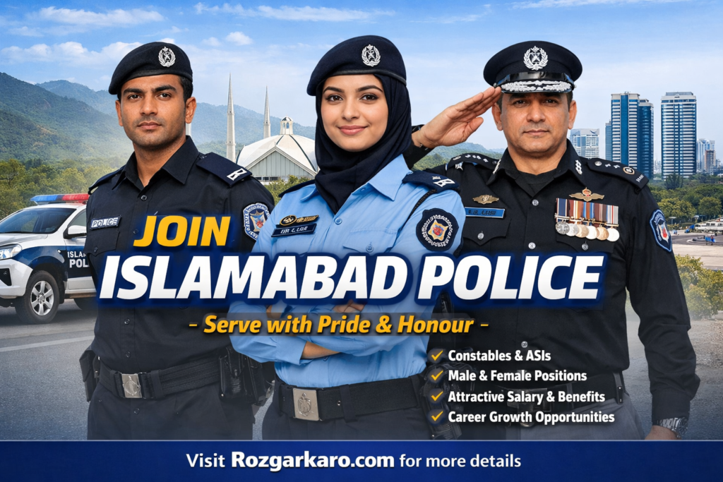 Islamabad Police Jobs 2026 Online Apply – Latest ICT Police Recruitment Advertisement