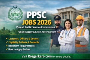 PPSC Jobs Online Apply 2026 – Punjab Public Service Commission 1000+ Govt Jobs