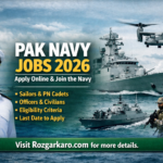Pak Navy Jobs 2026 – Join Pak Navy as PN Cadet | Apply Online & Registration Details
