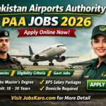 Pakistan Airports Authority PAA Jobs 2026 – Apply Online